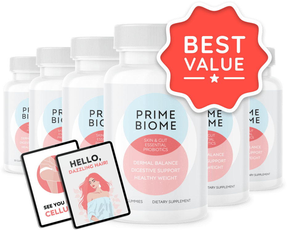 6 Bottles of PrimeBiome